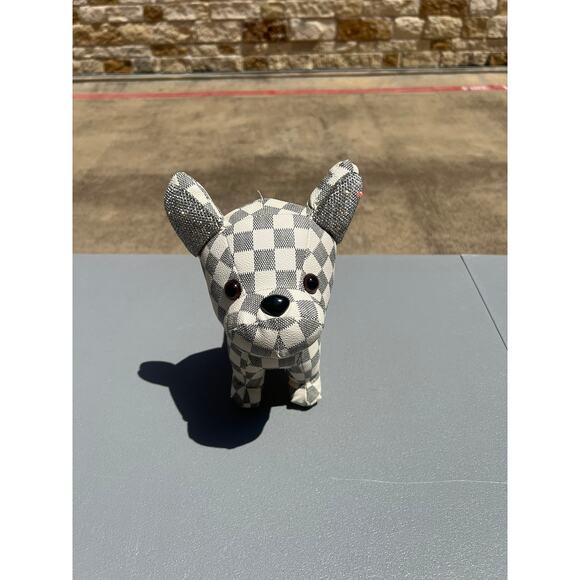 Kustom Other - Luxury Designer Daimer White Checkered Rhinestone Dog Decor‎